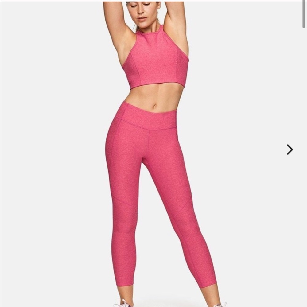 Outdoor Voices Vibrant Pink Crop Top